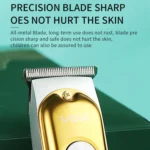 VGR V-290 Portable Mini USB Electric Hair Clipper with Digital Display - Image 8