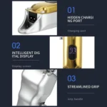 VGR V-652 Professional Digital Display USB Electric Hair Clipper - Image 8