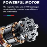 VGR V-653 Professional USB Electric Hair Clipper with Holder - Image 8