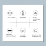 VGR V-937 LED Digital Display Salon USB Electric Hair Clipper - Image 5