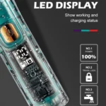 VGR V-961 IPX7 LED Digital Display USB Electric Hair Clipper - Image 11