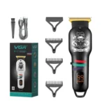 VGR V-971 Graffiti Design LED Digital Display USB Electric Hair Clipper - Image 8