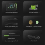 2uul FD01 Find210 60W High-Power AC Transformer Soldering Station - Image 11