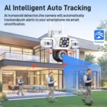 2MP HD 360 Degree Panorama 3 Lens IP66 Waterproof Wireless WiFi Camera - Image 8