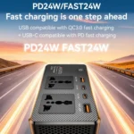 Yesido VC07 200W AC220V Multifunctional Car Inverter - Image 3