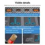 Yesido VC07 200W AC220V Multifunctional Car Inverter - Image 9