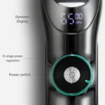 VGR V-256 5-gear Fine-tuning Digital Display USB Hair Clipper with Holder - Image 6