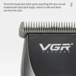 VGR V-256 5-gear Fine-tuning Digital Display USB Hair Clipper with Holder - Image 9