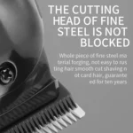 VGR VGR-282 4-gear Fine-tuning Digital Display USB Electric Hair Clipper - Image 6