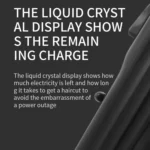 VGR VGR-282 4-gear Fine-tuning Digital Display USB Electric Hair Clipper - Image 8