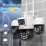 SriHome SH069 8MP 3X Digital Zoom HD Quad-lens Security Camera - Image 10