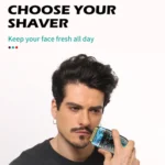 VGR V-352 Double Cutter Head Portable Electric Foil Shaver - Image 2