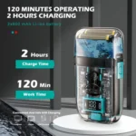 VGR V-352 Double Cutter Head Portable Electric Foil Shaver - Image 6