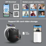 SriHome SH068 E27 4MP HD Dual Lens Light Bulb Camera Outdoor IP66 Waterproof - Image 12