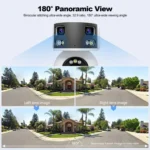 SriHome SH055B 8MP HD Multi-lens Super Wide Angle Panoramic PTZ Dome Camera - Image 4