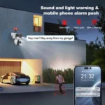 SriHome SH055B 8MP HD Multi-lens Super Wide Angle Panoramic PTZ Dome Camera - Image 9