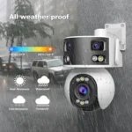 SriHome SH055B 8MP HD Multi-lens Super Wide Angle Panoramic PTZ Dome Camera - Image 10