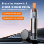 MOMAX CR11E 1-Move Portable 2 in 1 Car Seat Belt Cutter Emergency Safety Hammer - Image 2