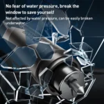 MOMAX CR11E 1-Move Portable 2 in 1 Car Seat Belt Cutter Emergency Safety Hammer - Image 4