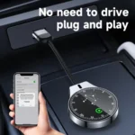 USB Wired to Wireless Car CarPlay Box Adapter, with Type-C Adapter - Image 2