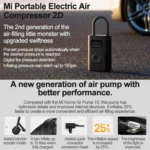 Xiaomi Mijia Air Pump 2D Portable Electric Air Compressor For Motorcycle Car Basketball - Image 2