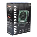 F3 Solar Powered USB Charging Portable Fan Camping Light - Image 2