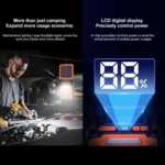 F3 Solar Powered USB Charging Portable Fan Camping Light - Image 8