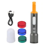 X723 Aluminum Alloy Outdoor White Laser Wick Zoom Waterproof Flashlight - Image 2