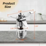 For Waring CB-6 / CB10 / CB15 Gallon Blenders Stainless Steel Juicer Blade 502977 - Image 5