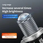 Pair 8.5W 12-60V Car Lens Fog Light Bulb - Image 6