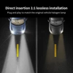 Pair 8.5W 12-60V Car Lens Fog Light Bulb - Image 8