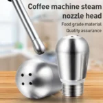 Stainless Steel Milk Frother Coffee Machine Steam Nozzle - Image 2