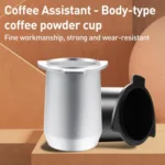 54mm Coffee Machine Handle Dosing Cup Mug Coffee Powder Feeder For Breville 8 Series - Image 2