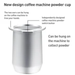54mm Coffee Machine Handle Dosing Cup Mug Coffee Powder Feeder For Breville 8 Series - Image 3