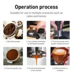 54mm Coffee Machine Handle Dosing Cup Mug Coffee Powder Feeder For Breville 8 Series - Image 6