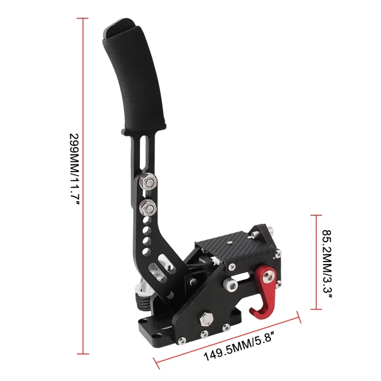 EDA008003_3.webp Universal USB Horizontal Drift Rally Racing Handbrake Lever Professional Gaming Peripherals for Racing Games G25/27/29 T500 - Image 4