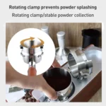 54mm Coffee Dosing Funnel Ring Stainless Steel Coffee Powder Dispenser for Breville 8 Series - Image 3