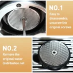 Stainless Steel Shower Screen Espresso Extraction Filter Mesh for Breville 980 / 990 - Image 5