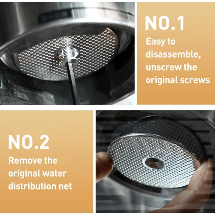 EDA008006401A_4.webp Stainless Steel Shower Screen Espresso Extraction Filter Mesh for Breville 8 Series - Image 5