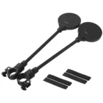 Pair Mountain Bike / Electric Motorcycle Multifunctional Adjustable Handlebar Rearview Mirror - Image 2