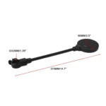 Pair Mountain Bike / Electric Motorcycle Multifunctional Adjustable Handlebar Rearview Mirror - Image 3