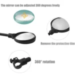 Pair Mountain Bike / Electric Motorcycle Multifunctional Adjustable Handlebar Rearview Mirror - Image 4