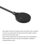 Pair Mountain Bike / Electric Motorcycle Multifunctional Adjustable Handlebar Rearview Mirror - Image 6