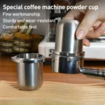 Coffee Machine Handle Stainless Steel Dosing Cup Mug Coffee Powder Feeder For Breville 8 Series - Image 2