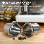 Coffee Machine Handle Stainless Steel Dosing Cup Mug Coffee Powder Feeder For Breville 8 Series - Image 3
