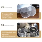 For Breville 8 Series Coffee Machine Handle Rotary Dosing Cup Mug Coffee Powder Feeder - Image 4