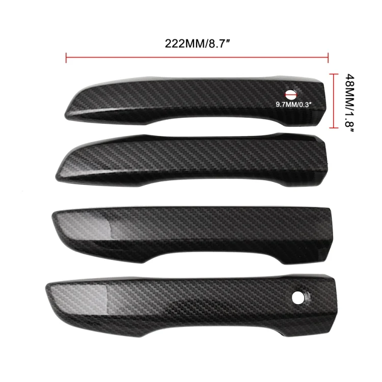 EDA008013_4.webp 4 PCS Car Modified Carbon Door Handle Decoration for Honda Civic 2016-2020 - Image 5