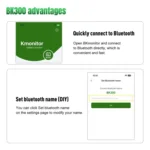 KONNWEI BK300 6V / 12V / 24V Car Bluetooth 5.0 Battery Monitor Diagnostic Tool - Image 8
