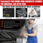 KONNWEI KW470 2.8 inch Color Screen Car OBD2 Fault Diagnostic Scan Tool for Ford - Image 10