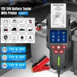 KONNWEI KW700 12V / 24V 2.8 inch Color Screen Car Battery Tester with Printer - Image 2
